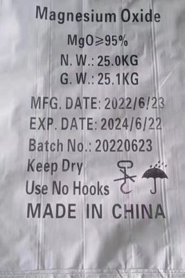 Vật liệu xây dựng Phụ gia thực phẩm Bột MGO 65% Độ tinh khiết tối thiểu Tắt trắng