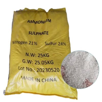 MSDS COA tinh thể trắng (NH4) 2SO4 Ammonium sulphate hóa học cho phân bón ISO chứng nhận