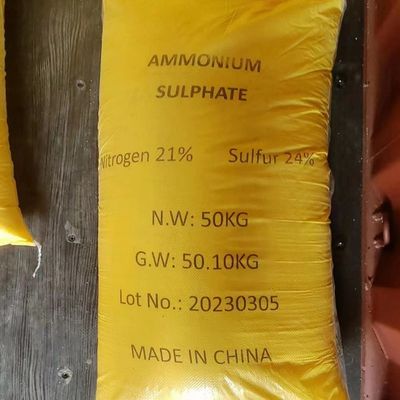 Chất hóa học NH42SO4 Ammonium sulphate tinh khiết màu trắng hạt cho phân bón hoặc phụ gia