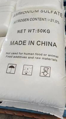 Ammonium sulphate hóa học N 21% Các hạt tinh thể cho phân bón